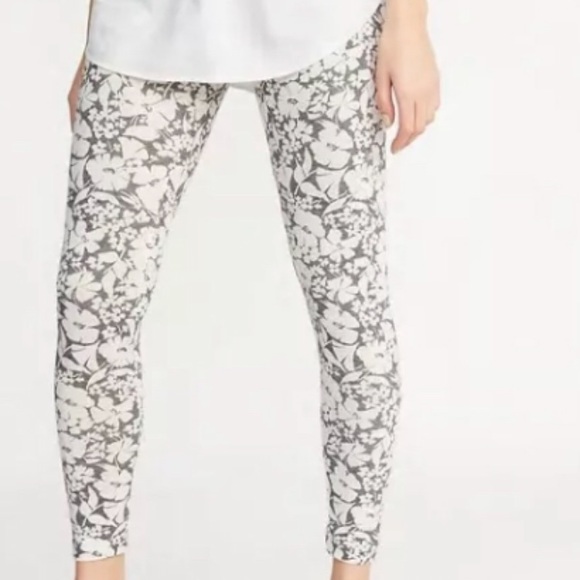 Old Navy Mid Rise Printed Jersey Leggings - Picture 1 of 6